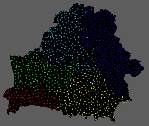 Dialect Bounderies within Belarus